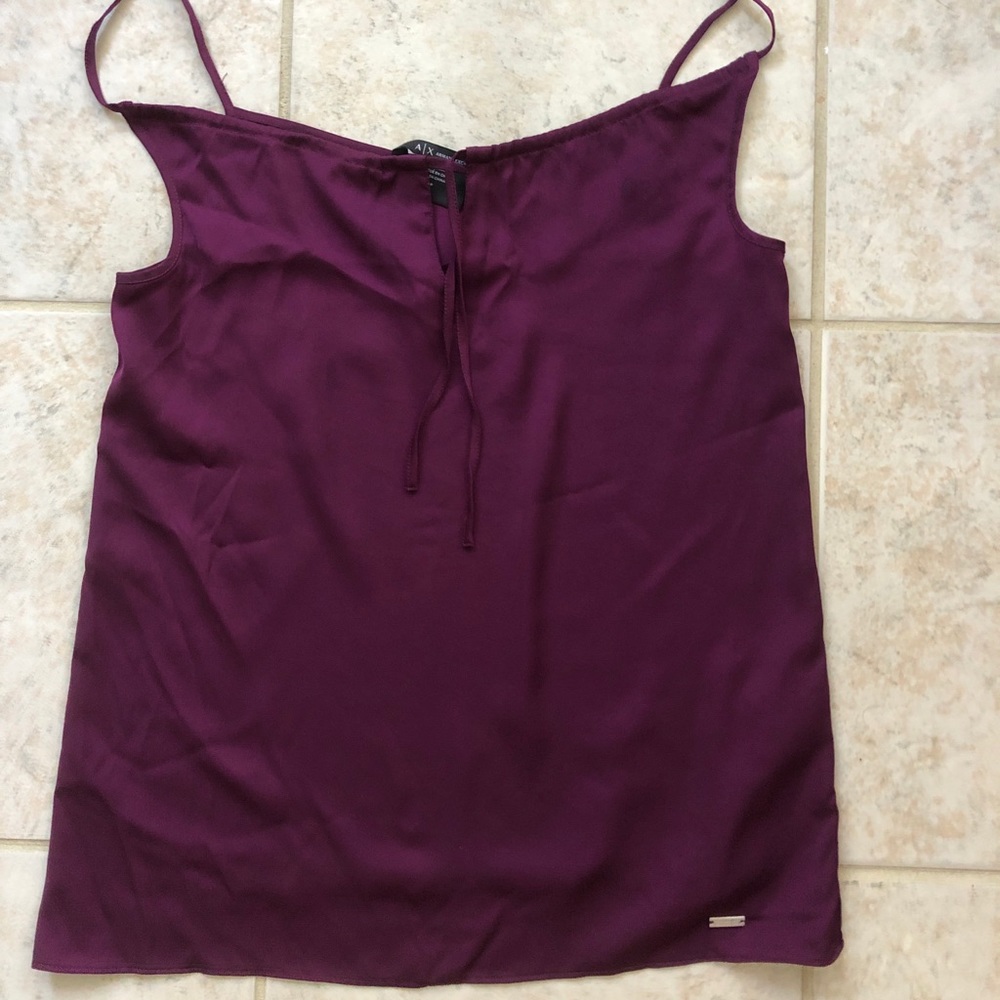 Silky purple top